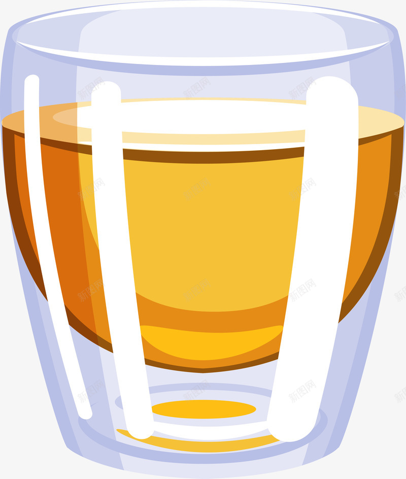黄色卡通酒杯png免抠素材_新图网 https://ixintu.com 免抠PNG 卡通 美酒 装饰图案 酒杯 饮料 黄色