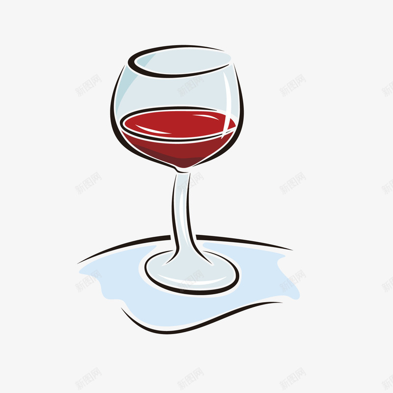 酒杯酒红酒png免抠素材_新图网 https://ixintu.com 红酒 酒 酒杯