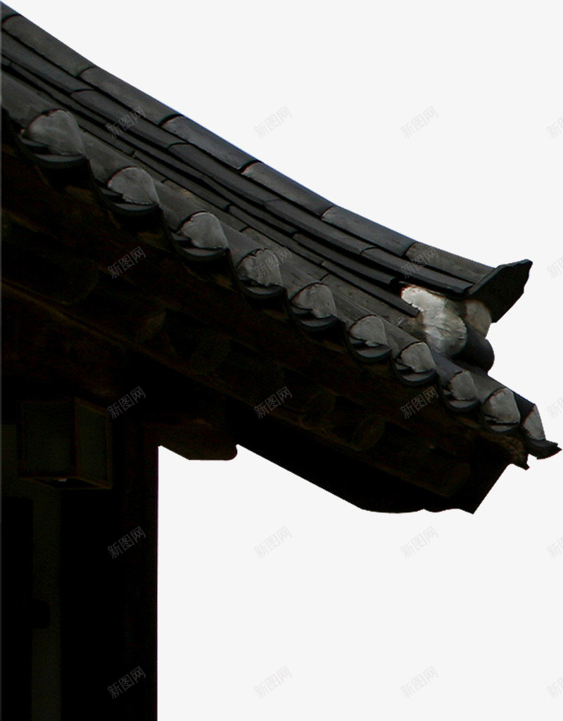 古代建筑一角png免抠素材_新图网 https://ixintu.com 古代建筑 屋檐 建筑