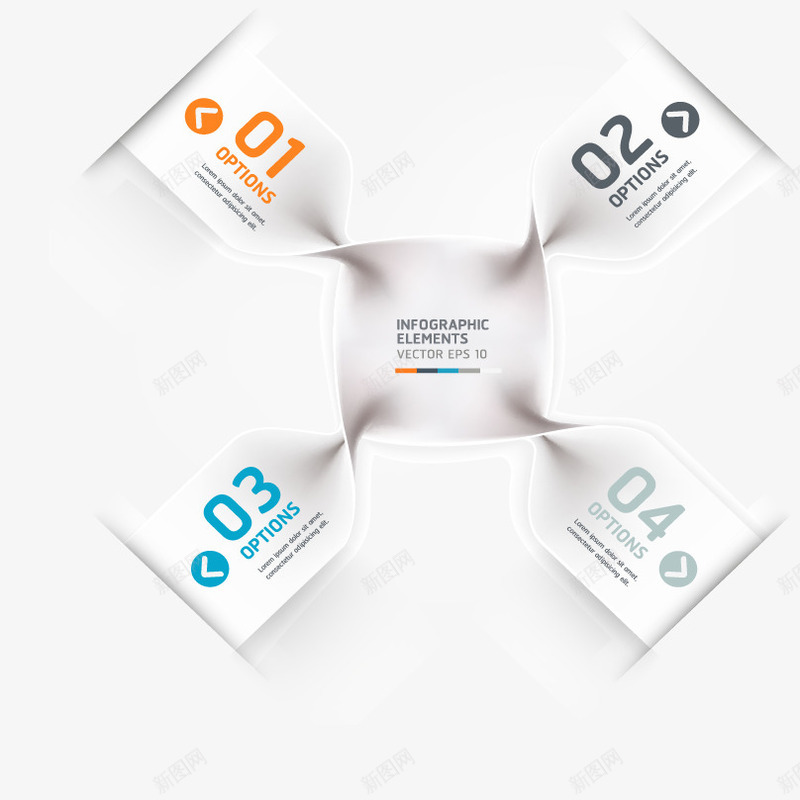 折纸几何分类标签矢量图ai免抠素材_新图网 https://ixintu.com 分类标签 创意几何 步骤 白色标签 矢量素材 矢量图
