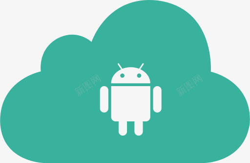 安卓云代码移动服务器绿色云图标png_新图网 https://ixintu.com Android cloud code mobile server 云 代码 安卓 服务器 移动