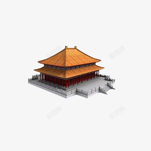 中国风棕色屋檐古宅png免抠素材_新图网 https://ixintu.com 中国风 古宅 屋檐 棕色 素材
