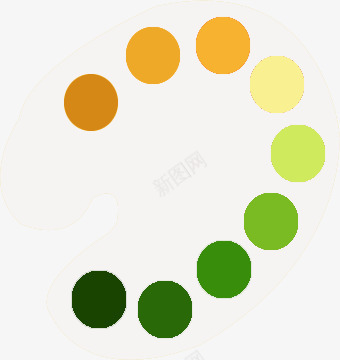 彩色弧形圆形贴纸png免抠素材_新图网 https://ixintu.com 圆形 弧形 彩色 设计