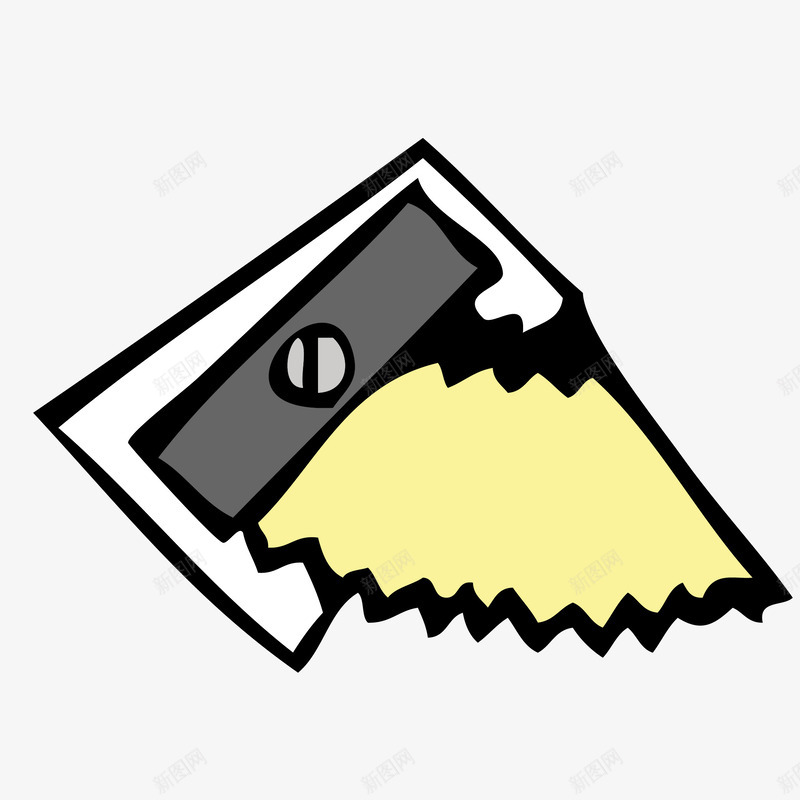 转笔刀png免抠素材_新图网 https://ixintu.com 卡通 文具 简约 转笔刀