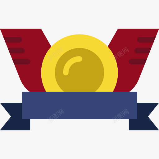 金牌图标png_新图网 https://ixintu.com 体育竞赛的奖励 奖 奖章 徽章