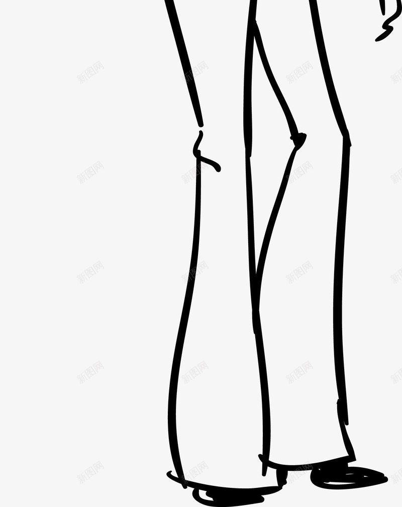 手绘女服务员图标png_新图网 https://ixintu.com 人物 卡通人物 卡通女孩 女孩 手绘 手绘女孩 服务员 矢量女孩 简笔画女孩