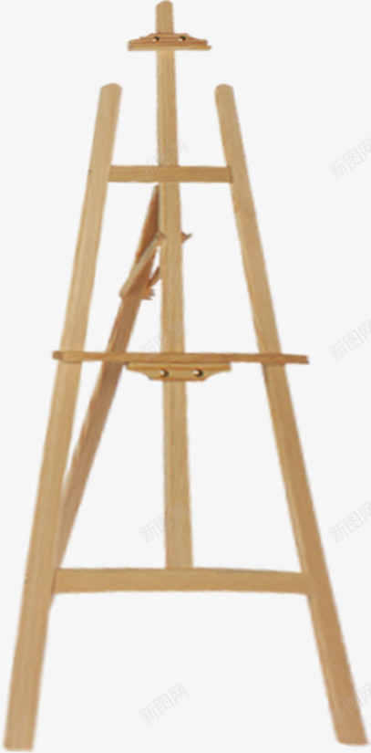 手绘合成木头画架png免抠素材_新图网 https://ixintu.com 合成 木头 画架