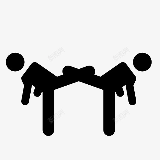 跆拳道比赛图标png_新图网 https://ixintu.com