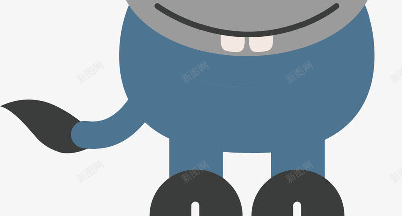插画png免抠素材_新图网 https://ixintu.com 动物 插画 贴纸 驴子卡通 驴物