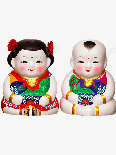 陶瓷复古娃娃png免抠素材_新图网 https://ixintu.com 可爱 复古 瓷娃娃