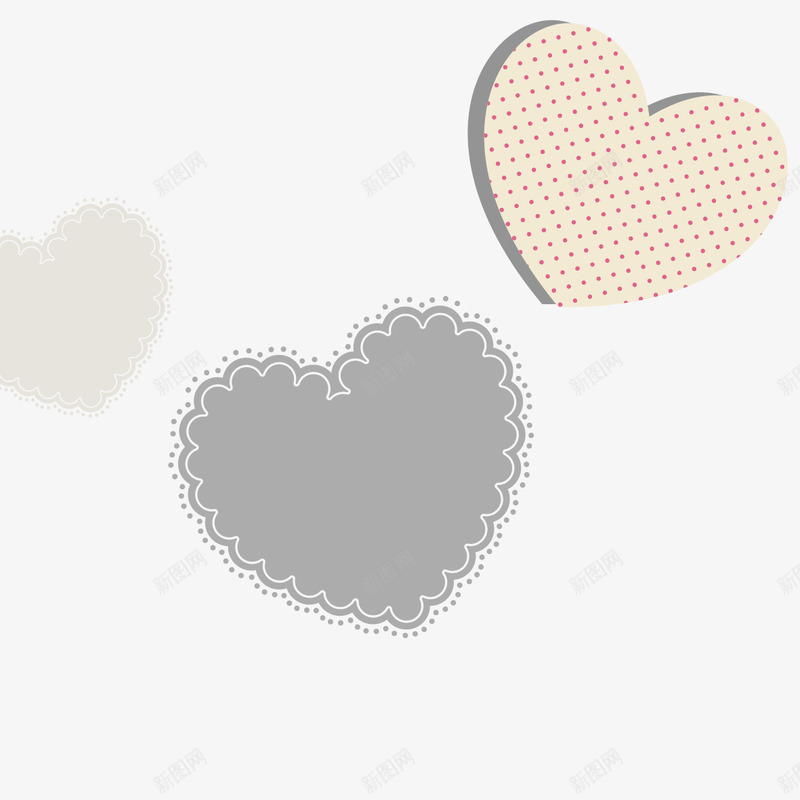 情人节爱心贴纸png免抠素材_新图网 https://ixintu.com 心形贴纸 情人节贴纸 花纹心形贴纸免费png下载 花纹心形贴纸矢量图
