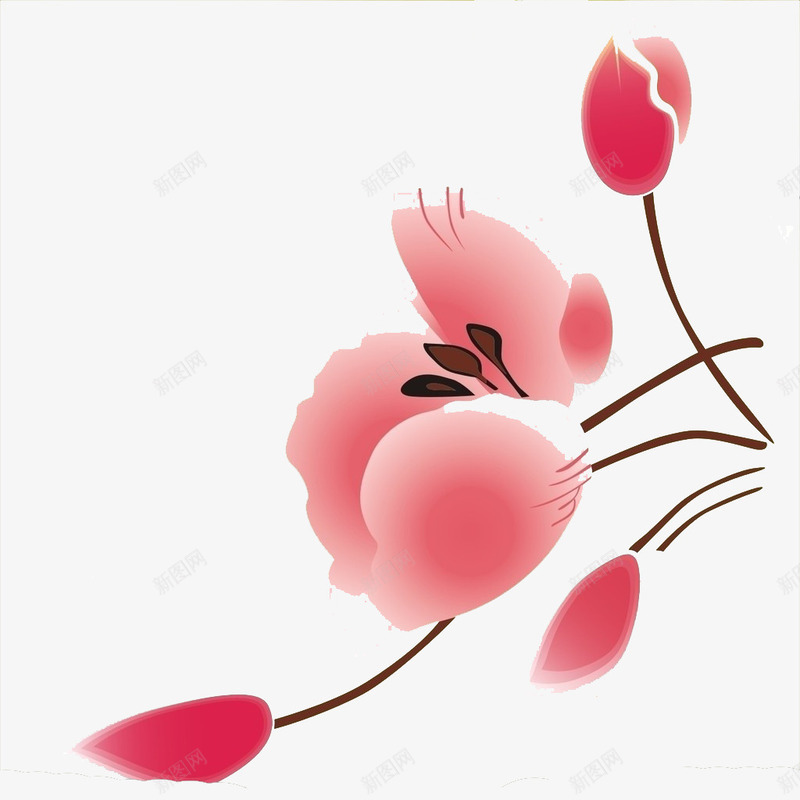 花型回路png免抠素材_新图网 https://ixintu.com 品种 回话 样式 颜色