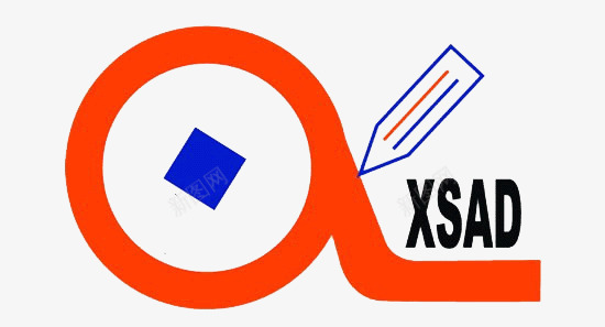 橙色logo图标png_新图网 https://ixintu.com 便民 便民服务 方便 服务 橙色 铅笔
