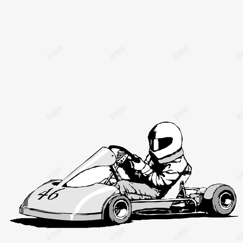 方程式赛车矢量图ai免抠素材_新图网 https://ixintu.com 方程式 比赛 赛车手 矢量图