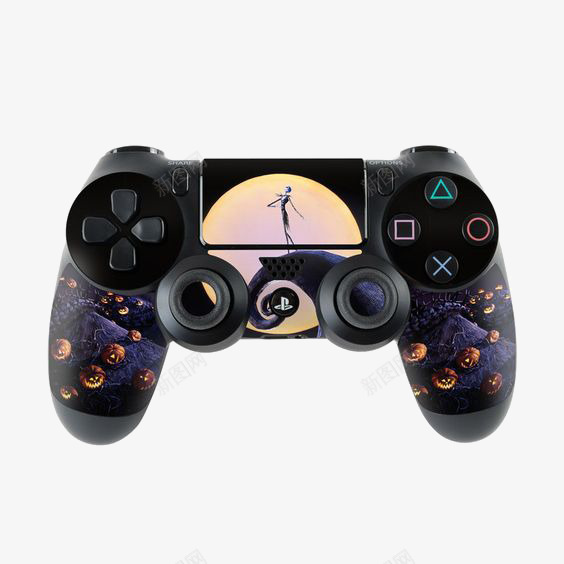 游戏手柄png免抠素材_新图网 https://ixintu.com PS4 手柄贴纸 游戏控制器 索尼手柄