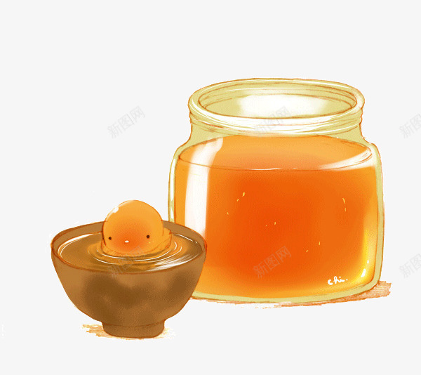 手绘蜂蜜茶杯小鸡png免抠素材_新图网 https://ixintu.com 可爱茶杯 小鸡 手绘蜜蜂 新鲜蜂蜜 营养品