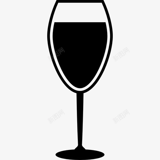 葡萄酒图标png_新图网 https://ixintu.com 酒杯 高脚杯