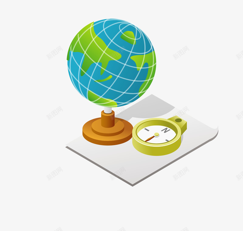 卡通扁平化装饰工具文具海报png免抠素材_新图网 https://ixintu.com 办公工具 卡通办公工具 卡通扁平化物品 卡通扁平化装饰工具文具海报设计地球仪和放大镜免费下载 商务工具标识 地球仪和放大镜 标识 海报设计 装饰设计