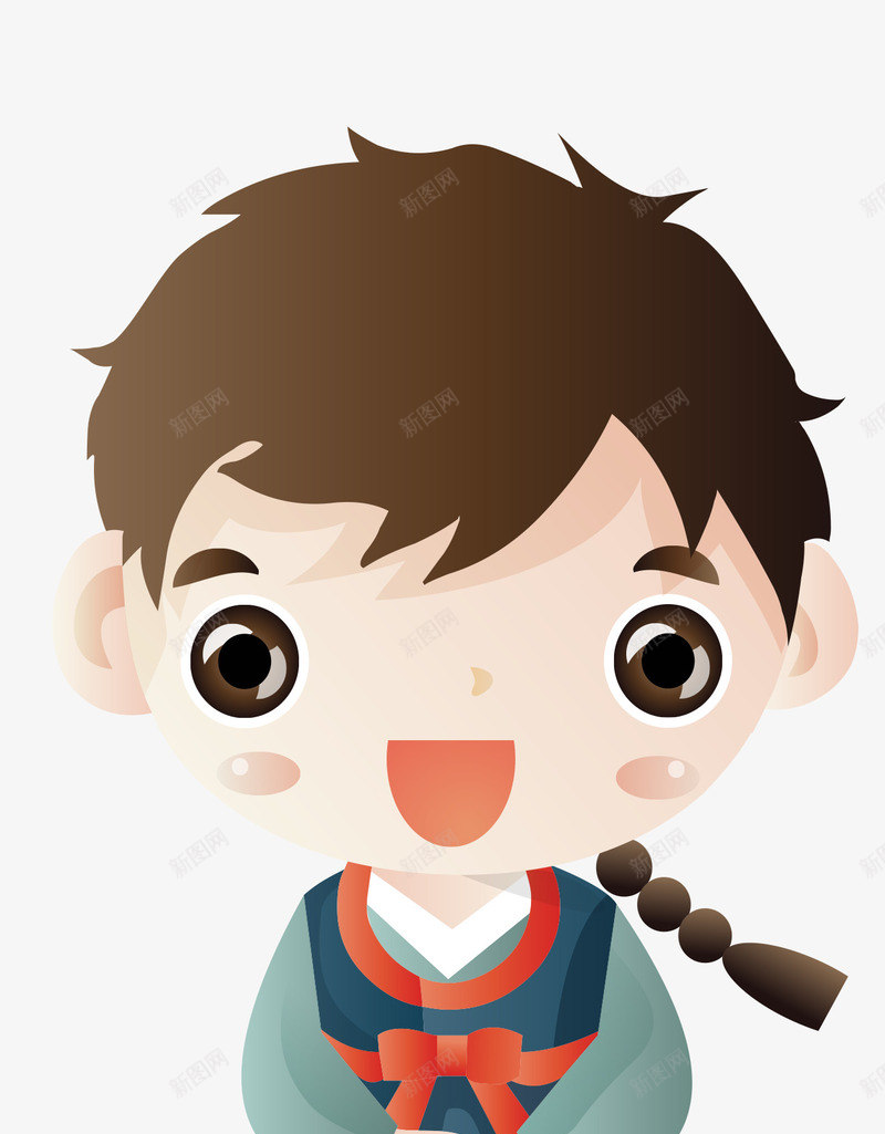 韩国风格卡通娃娃png免抠素材_新图网 https://ixintu.com 卡通娃娃 娃娃 韩国娃娃 韩国服装 韩服