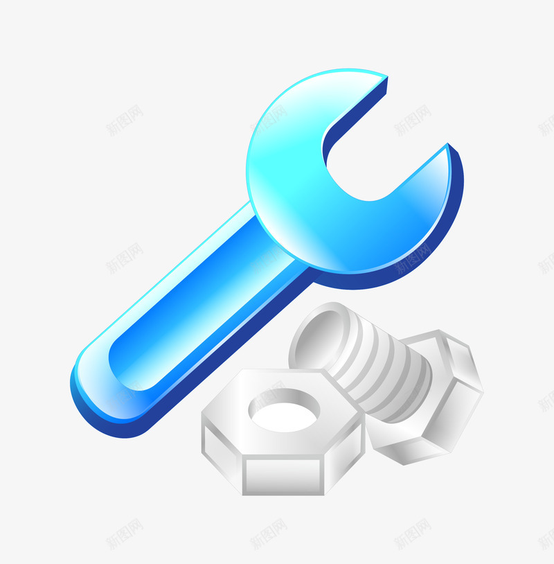 卡通扁平化装饰工具文具海报png免抠素材_新图网 https://ixintu.com 办公工具 卡通办公工具 卡通扁平化物品 卡通扁平化装饰工具文具海报设计扳手免费下载 商务工具标识 扳手 标识 海报设计 装饰设计