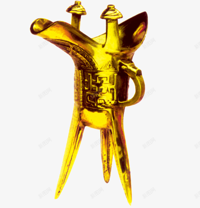 古代酒杯png免抠素材_新图网 https://ixintu.com 古代 复古 酒杯 金色
