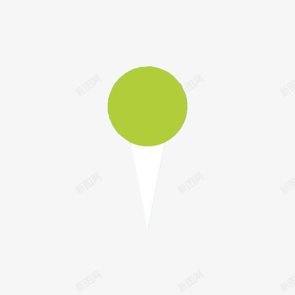 几何简约扁平化图钉png免抠素材_新图网 https://ixintu.com 几何圆 办公文具 固定 图钉 扁平化 扁平图钉 简约手绘 绘画圆环 钉子