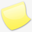 黄色的便条纸图标png_新图网 https://ixintu.com 便笺 即时贴