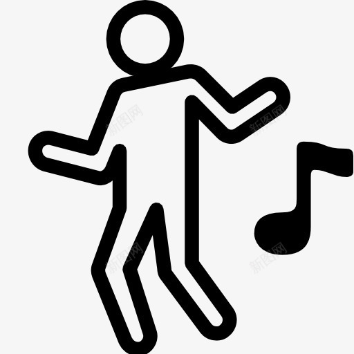 体育舞蹈的图标png_新图网 https://ixintu.com dancing sports 体育 跳舞