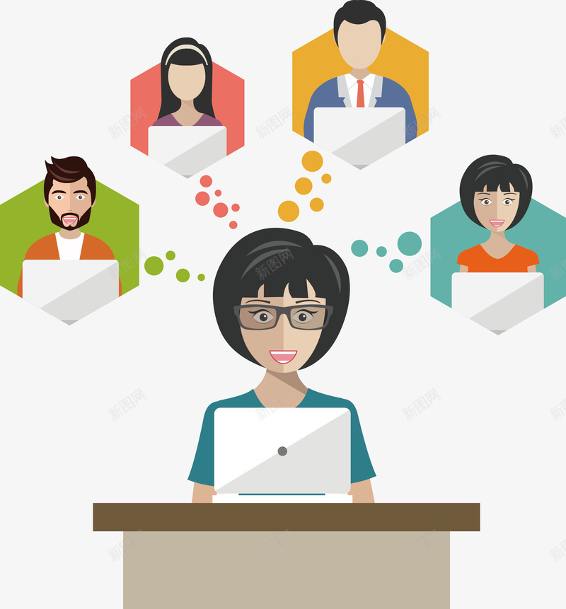 商务团队年终总结矢量图ai免抠素材_新图网 https://ixintu.com 商务团队 年终总结 年终报告 矢量png 项目团队 项目组 矢量图