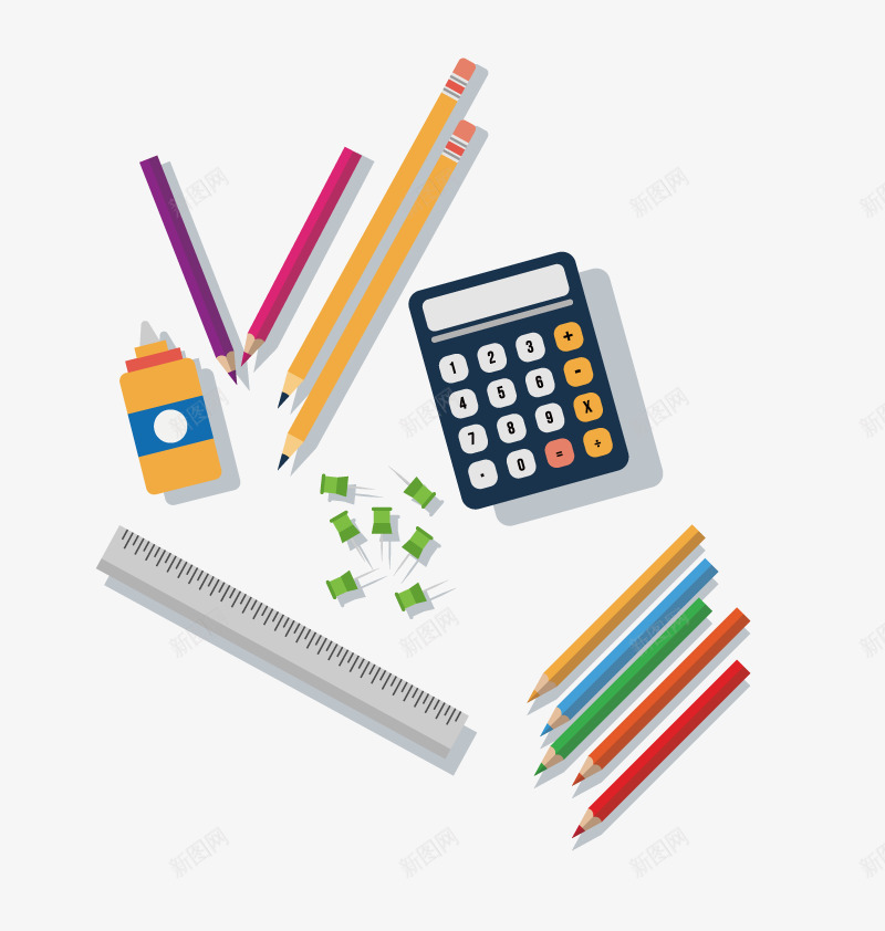 计算器png免抠素材_新图网 https://ixintu.com 文具 直尺 高清