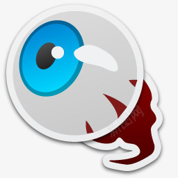 眼球令人毛骨悚然的贴纸png免抠素材_新图网 https://ixintu.com eyeball 眼球