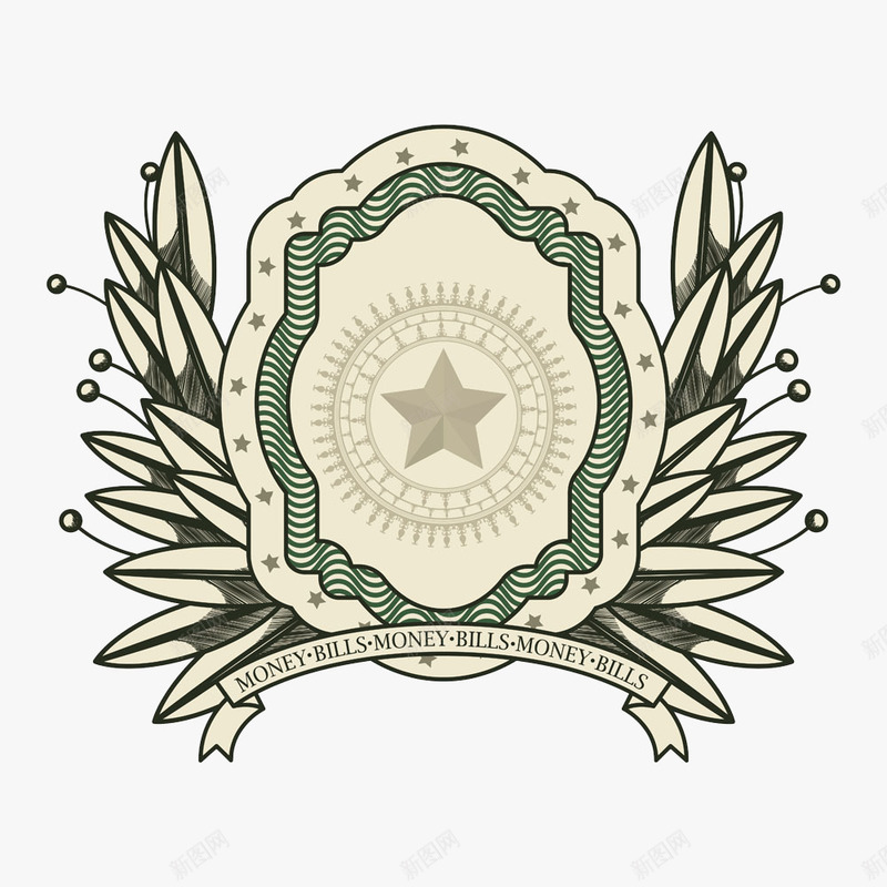 叶子装饰标志图标png_新图网 https://ixintu.com 促销标签 叶子 徽标徽章标帖 标志图标 标签设计 标签贴纸 美元 花纹 花纹花边 装饰元素
