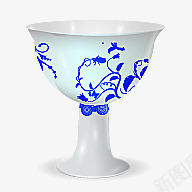 卡通古典杯子酒杯png免抠素材_新图网 https://ixintu.com 中国风图案 卡通 卡通中国风图片 古典图案 古典素描 杯子 瓷器 酒杯