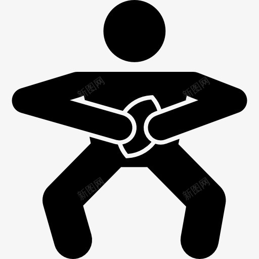 橄榄球运动员在防守的球图标png_新图网 https://ixintu.com 体育 国防 橄榄球 橄榄球运动员 球 防守