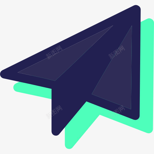 纸飞机图标png_新图网 https://ixintu.com 折纸 消息 爱好和自由的时间 童年的纸飞机 飞机的折纸