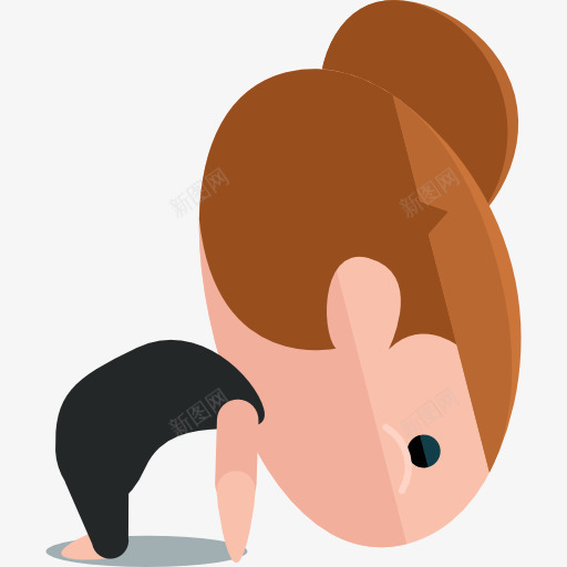 瑜伽图标png_新图网 https://ixintu.com 放松 普拉提 瑜伽姿势 运动和比赛 锻炼