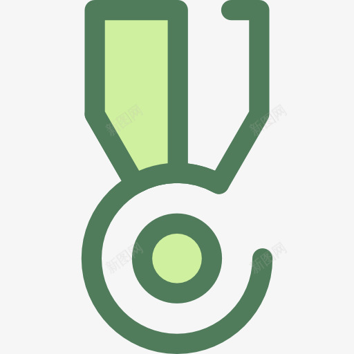 金牌图标png_新图网 https://ixintu.com 体育比赛 冠军 奖 奖章