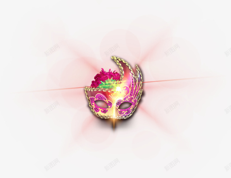 h5面具png免抠素材_新图网 https://ixintu.com 女王面具 炫彩 舞王