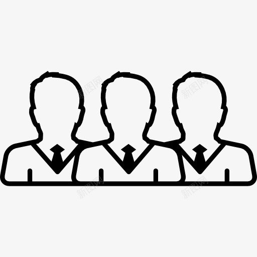 男人图标png_新图网 https://ixintu.com 人头像 商家 用户 组 领带