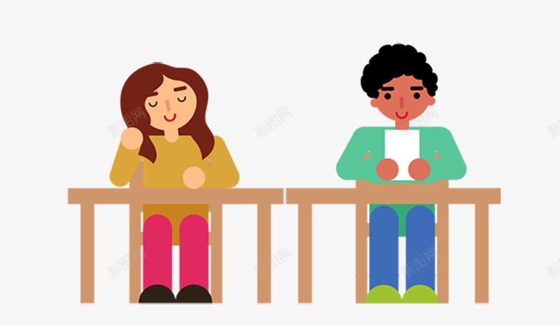 课桌桌子座椅卡通儿童png免抠素材_新图网 https://ixintu.com 上课 儿童 卡通 座椅 桌子 讲座 课桌