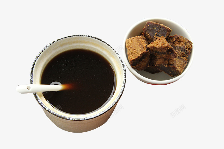 碗盅里的红糖水png免抠素材_新图网 https://ixintu.com 产妇红糖水 煲汤甜品 红糖水 黑色红糖水