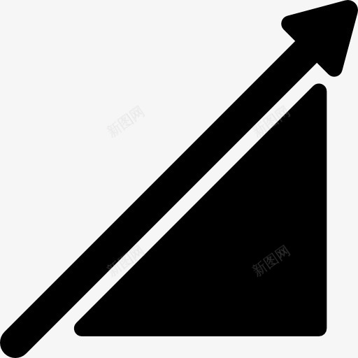 上箭头商业统计图形图标png_新图网 https://ixintu.com 上升 商业 商务 图形 箭 统计 钱