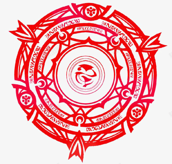 持续性法阵png免抠素材_新图网 https://ixintu.com 力量加成 攻击 法阵 等级分类 红色