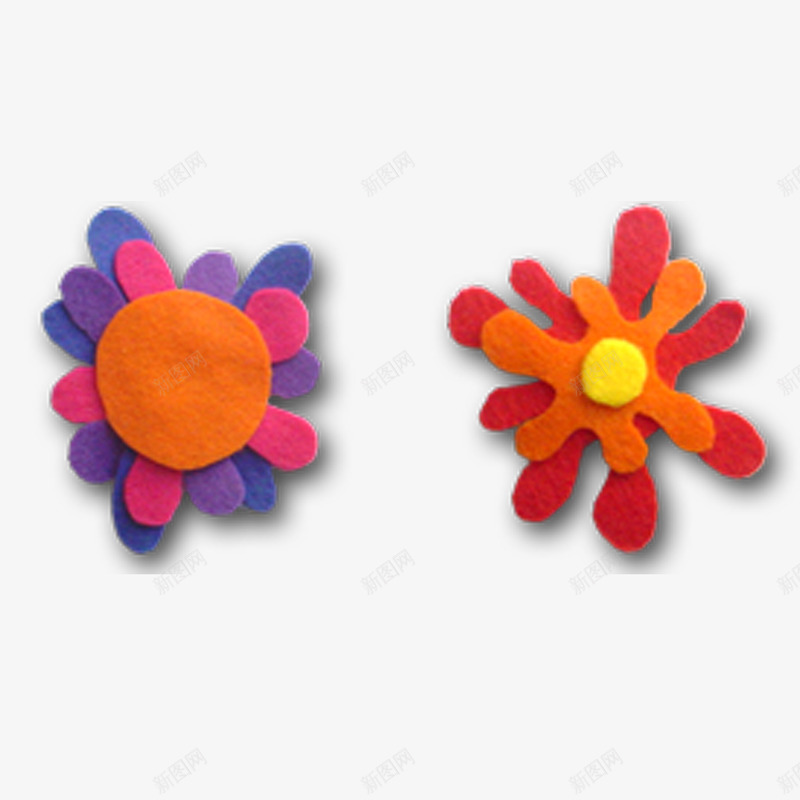 逼真布料花纹png免抠素材_新图网 https://ixintu.com 布花 手工花 红色 逼真花