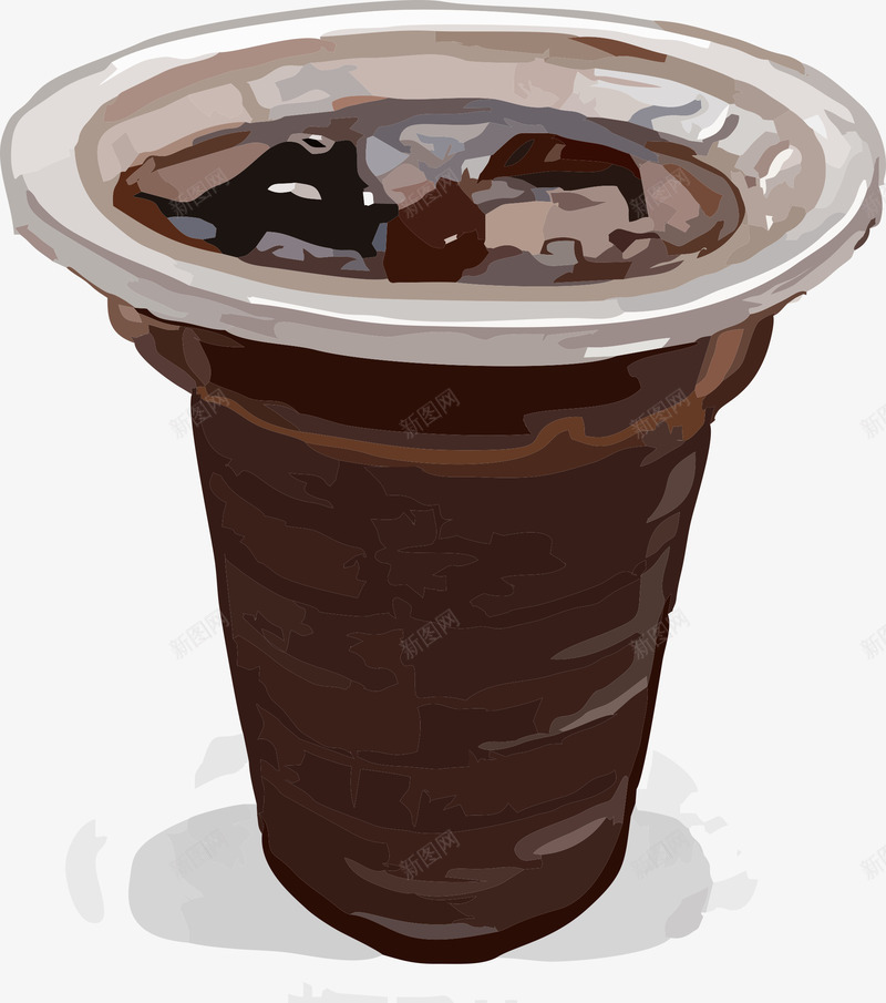 一杯烧仙草png免抠素材_新图网 https://ixintu.com 免抠烧仙草素材 烧仙草 甜品 食物