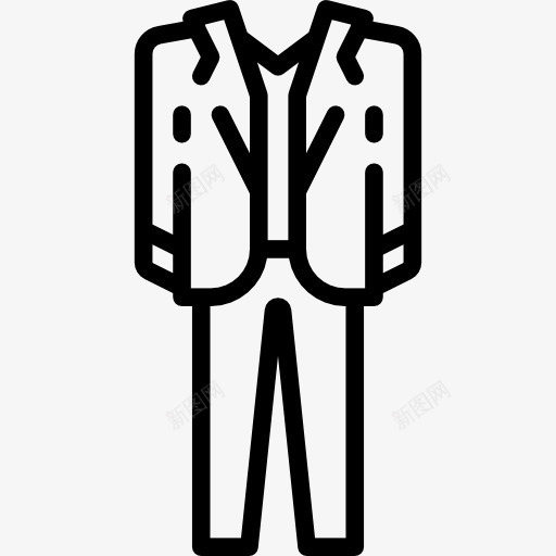 适合图标png_新图网 https://ixintu.com 优雅 婚礼 新郎 时尚 服装 衣服 西装