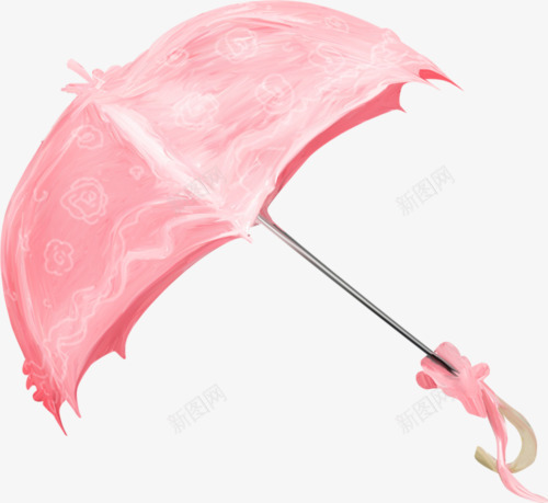 粉色雨伞png免抠素材_新图网 https://ixintu.com 天堂伞 太阳伞 晴天伞 遮阳伞 防晒伞