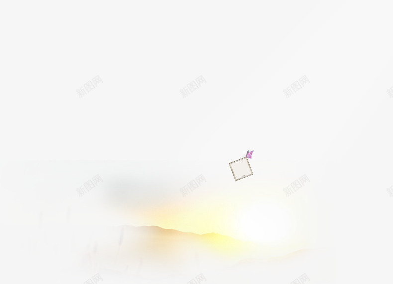 黄色梦幻云雾png免抠素材_新图网 https://ixintu.com 云雾 梦幻 设计 黄色