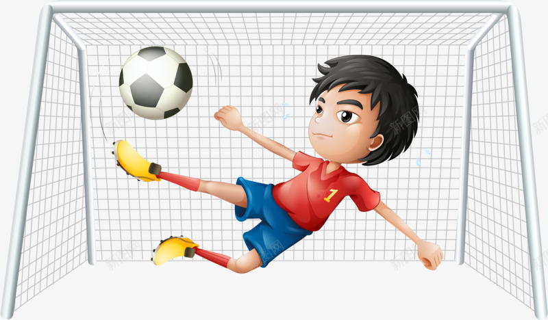 防守的男孩png免抠素材_新图网 https://ixintu.com 1 与动员 卡通 男孩 足球