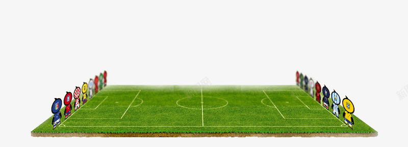 足球场png免抠素材_新图网 https://ixintu.com 卡通 装饰图案 足球场